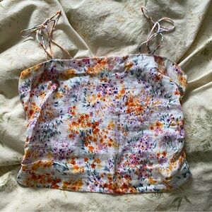Floral Linen Tank